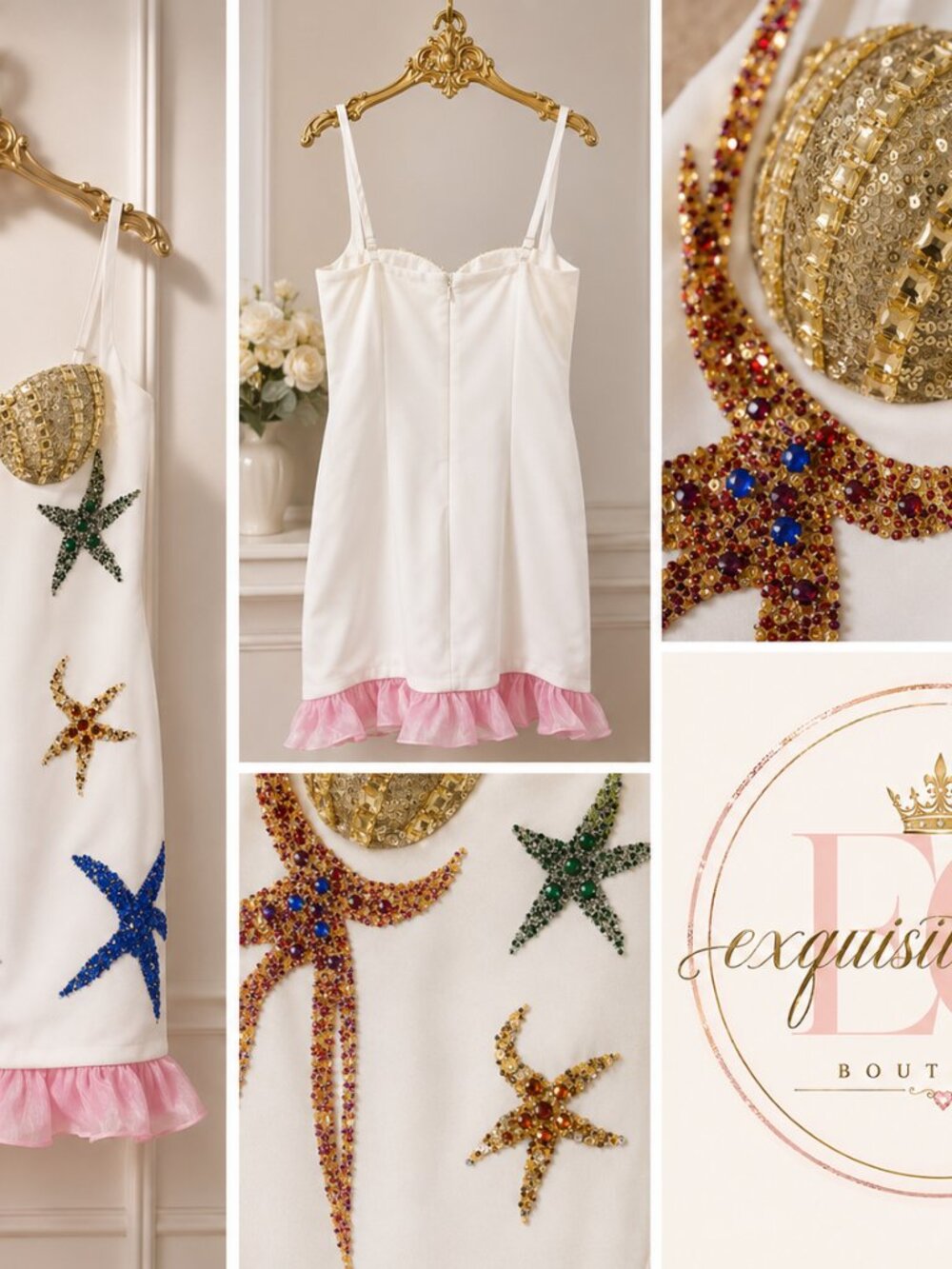 Luxury Designer Wedding Evening Cocktail Runway Couture Prom Party Beaded Dress